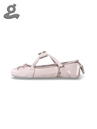 Image 2 of Pink Top-Handle Ballet Flats “Baggie”
