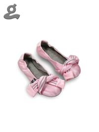 Image 1 of  Pink Knot Ballet Flats “Hoddie Q”