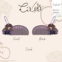 Entwined Lotuses Chibi comb Keychain -Beyond Gravity's Embrace