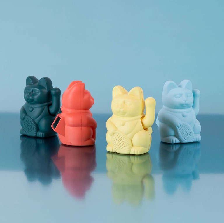 MINI LUCKY CAT SOLAIRE (PLUSIEURS COULEURS) Image 2