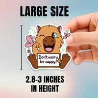 Image 2 of 120PCS Cute Animal & Food Affirmation Stickers, Waterproof Funny Motivational Stickers