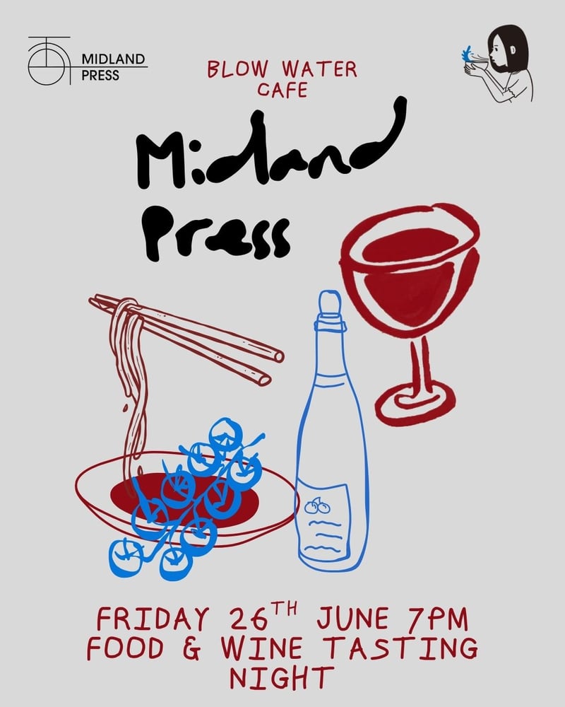 Image of 26/6 Midland Press Wine Tasting with Food Pairing