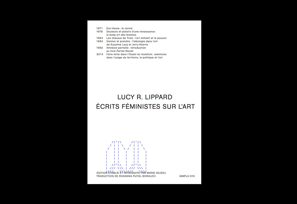 Lucy R. Lippard, Écrits féministes sur l’art