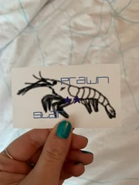 PRAWNSTAR rectangle sticker