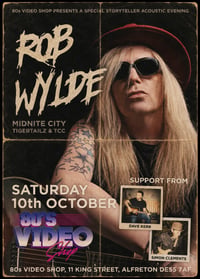 Rob Wylde Acoustic Gig - Sat 10th October