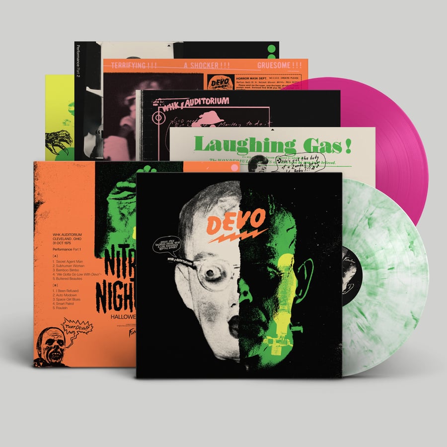 Image of <h4>DEVO</h4><h5>Nitrous Nightmare 2xLP</h5><h6>Haunted Striptease Vinyl</h6>