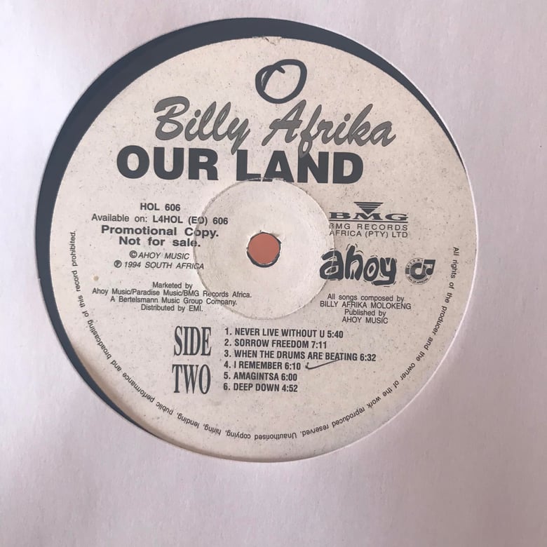 Image of Billy Afrika - Our Land