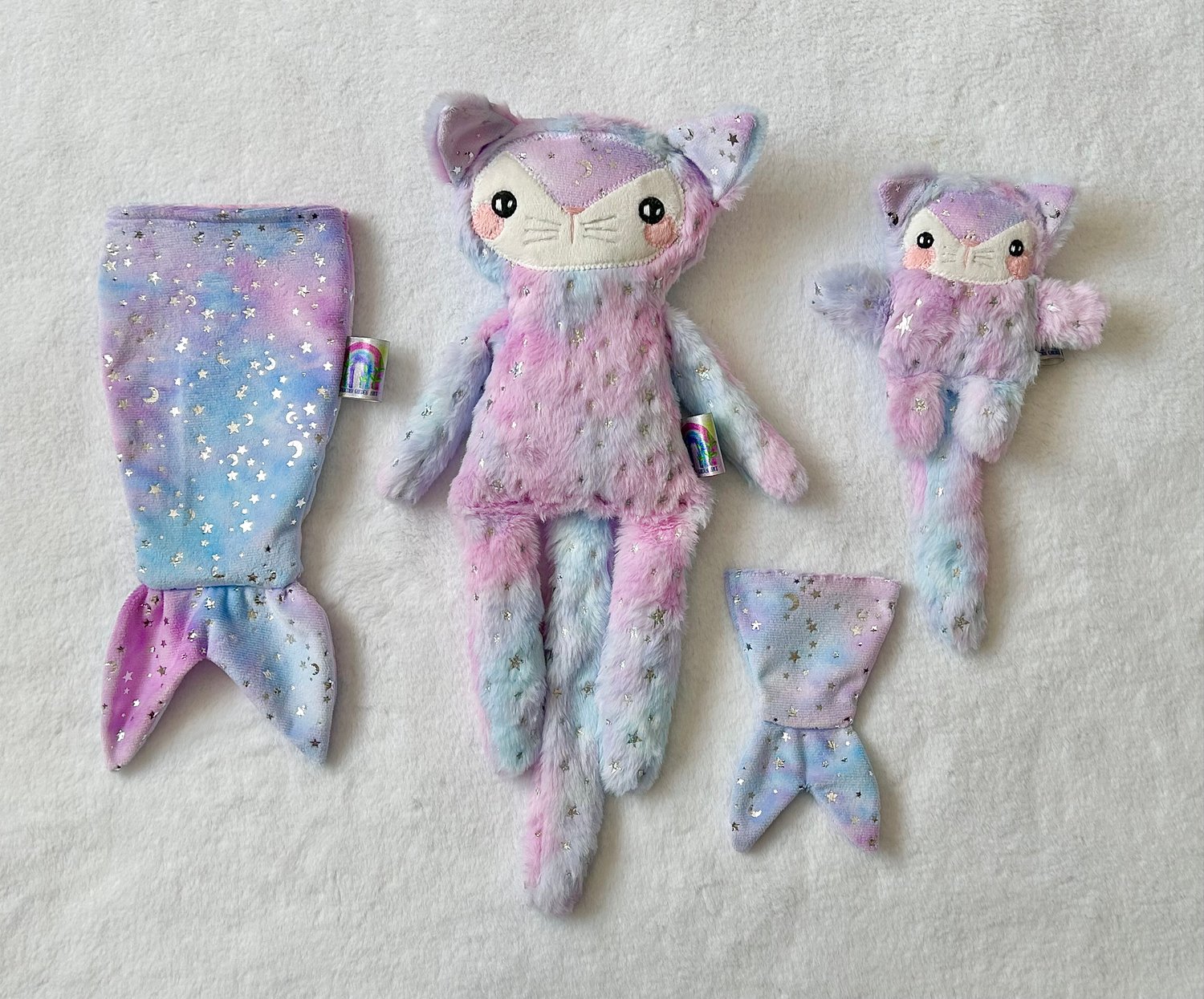 Image of Starshine Large/Baby Celestial Purrmaids (Buying Options)