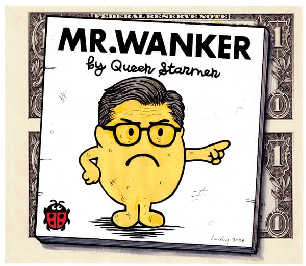 Image of Uncut Dollar Original. Mr Wanker.