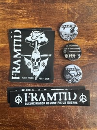 FRAMTID - badges and sticker set