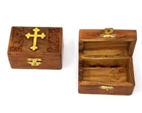 Image 2 of Pre Order Hand Carved Miniature Prayer/ Manifest Box
