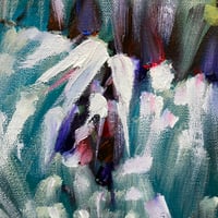 Image 3 of Forest Waterfall — Original Oil Painting