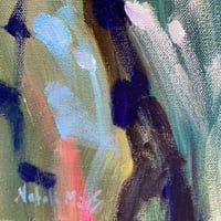 Image 4 of Forest Waterfall — Original Oil Painting
