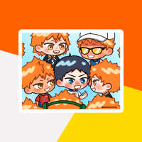 Hinata Boke sticker