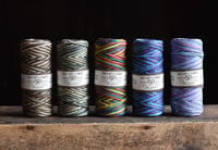 Image 1 of Variegated Hemptique Hemp Cord 1.8mm full spool various colours brush binding crafts