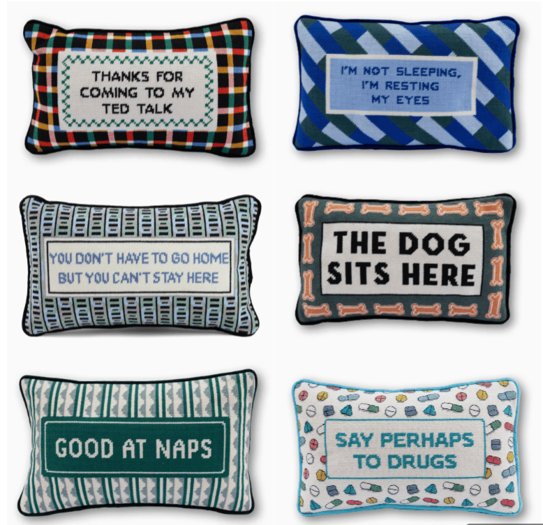 Needlepoint Pillows - The New Batch! - Image 1 of 8
