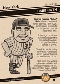 Image 2 of Series 1 card #9 Babe Ruth