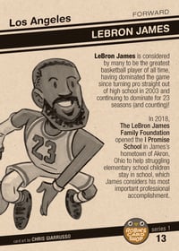 Image 2 of Series 1 card #13 LeBron James