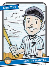 Image 1 of Series 1 Card #14 Mickey Mantle