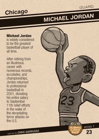 Image 2 of Series 1 card #23 Michael Jordan
