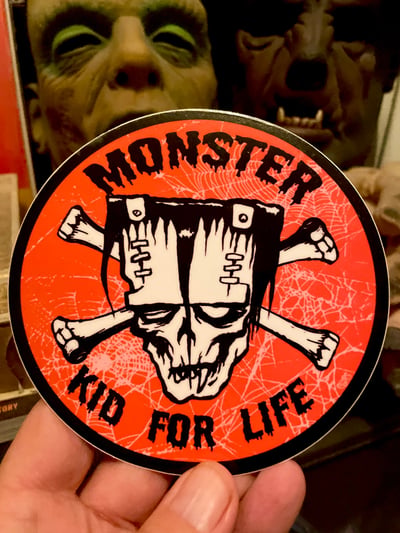 Image of NEW! Monster kid for life!   - STICKER  