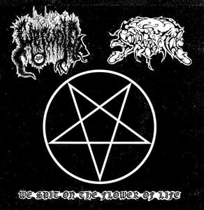 Image of The True Werwolf / Sorgetid – We Spit on the Flower of Life 10"
