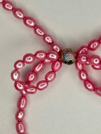 Image 4 of Pink Pearl and Cloisonné “Bow-lo”