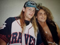 Image 5 of Stevie Rachelle "Stage Worn / Atlanta Braves" Embroidered Jersey Large includes Free signed CD