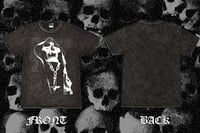 Image 1 of DEATH WORSHIP "Desolator" mineral washed/war-torn t-shirt 