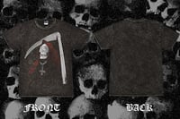 Image 1 of DEATH WORSHIP "End Times Desolator" mineral washed/war-torn t-shirt 