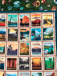 Image 3 of Double Lush Velvet Throw in National Parks print