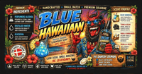 Image 4 of Blue Hawaiian (Tropical cocktail chaos with island swagger 🌴🔥)