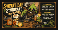 Image 2 of Sweet Leaf Syndicate (Sweet tea meets cigar leaf and creamy amber base)