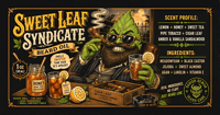 Image 3 of Sweet Leaf Syndicate (Sweet tea meets cigar leaf and creamy amber base)