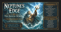 Image 2 of Neptune's Edge (Mint, lemon zest, ocean air, ambergris depth)