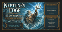 Image 4 of Neptune's Edge (Mint, lemon zest, ocean air, ambergris depth)