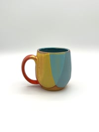 Image 1 of Multi-Color Scalloped Mug - 2 