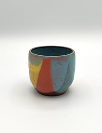 Image 3 of Multi-Color Scalloped Tea cup