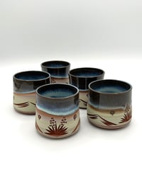 Image 2 of Yucca and Hot Air Balloon Carved Tea Cup