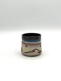 Image 3 of Yucca and Hot Air Balloon Carved Tea Cup
