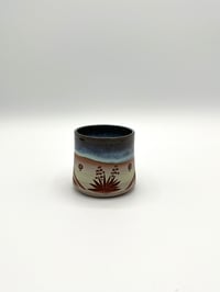 Image 1 of Yucca and Hot Air Balloon Carved Tea Cup