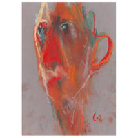 Image 1 of Lines - Sketchbook Drawing in Soft Pastels on Paper 