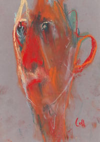 Image 2 of Lines - Sketchbook Drawing in Soft Pastels on Paper 