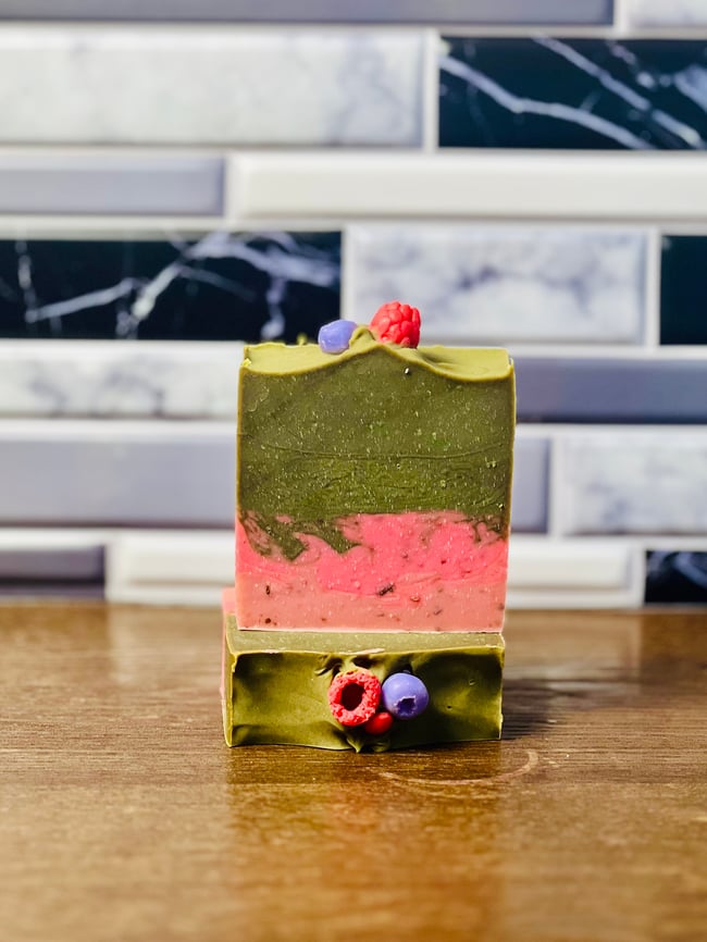 Strawberry Matcha Soap