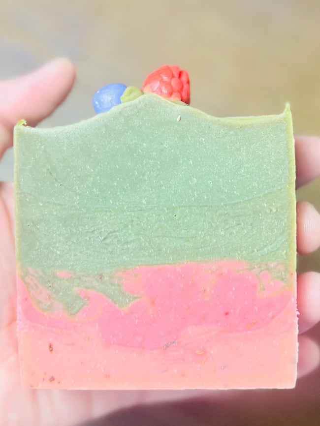 Strawberry Matcha Soap