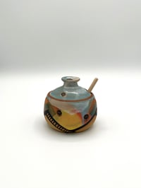 Image 1 of Hot Air Balloon Lidded Container with Spoon