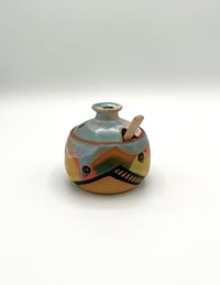 Image 2 of Hot Air Balloon Lidded Container with Spoon
