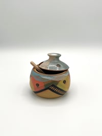 Image 3 of Hot Air Balloon Lidded Container with Spoon