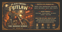 Image 2 of Black Cherry Outlaw (Dark cherry bourbon over smoky tobacco luxe)
