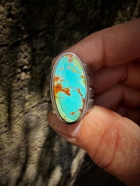 Image 5 of WL&A Handmade Heavy Ingot Split Cuatro Gem Grade Royston Ring - Size 9